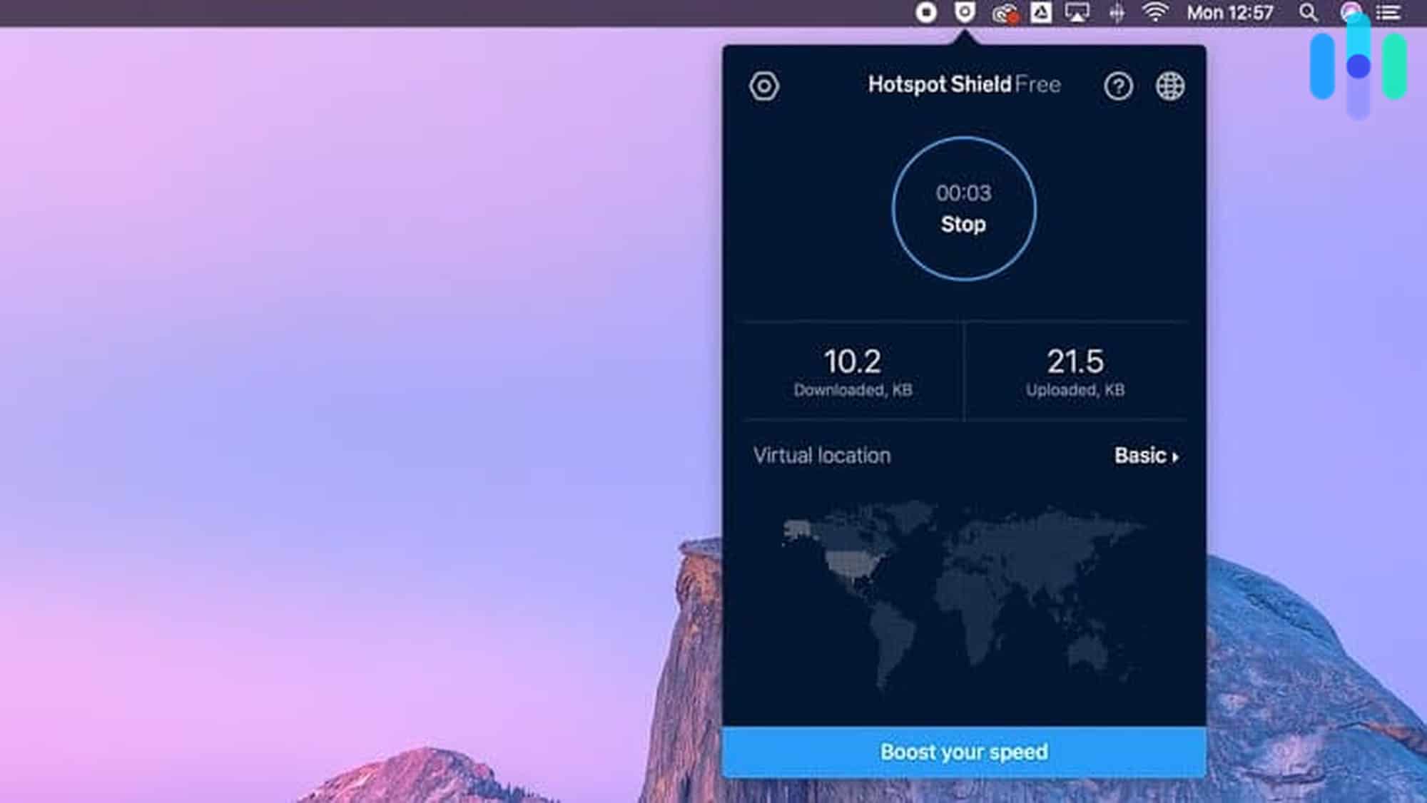 What can I see from my Hotspot Shield account page? – Hotspot