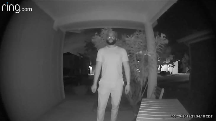 Ring doorbell camera catches man peering into home at night over several  months