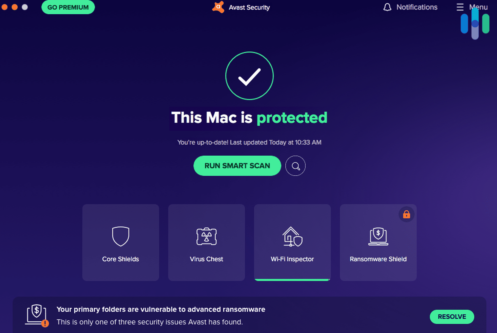 does avast security run well with adguard for macvs