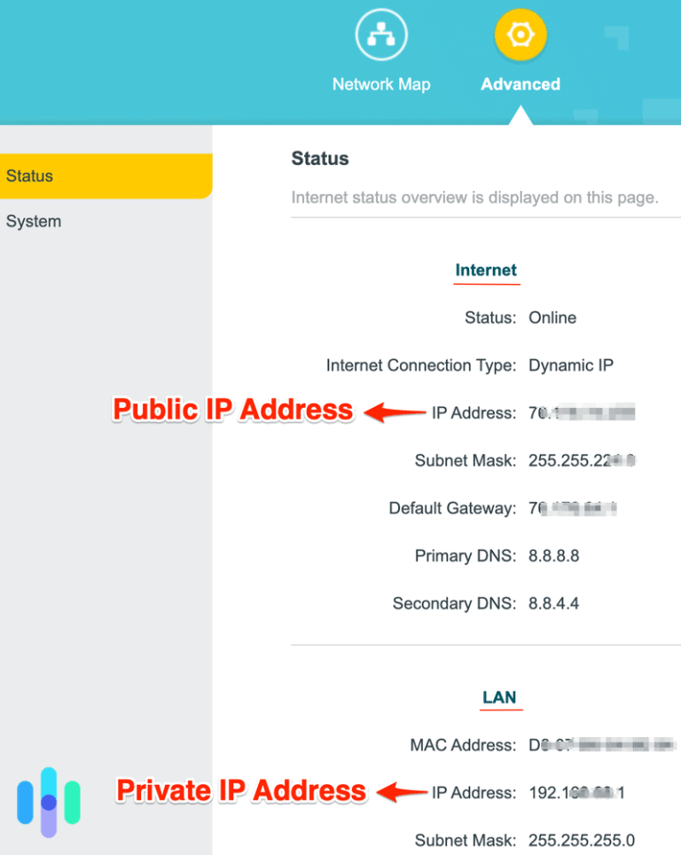 how to find public ip address of another computer