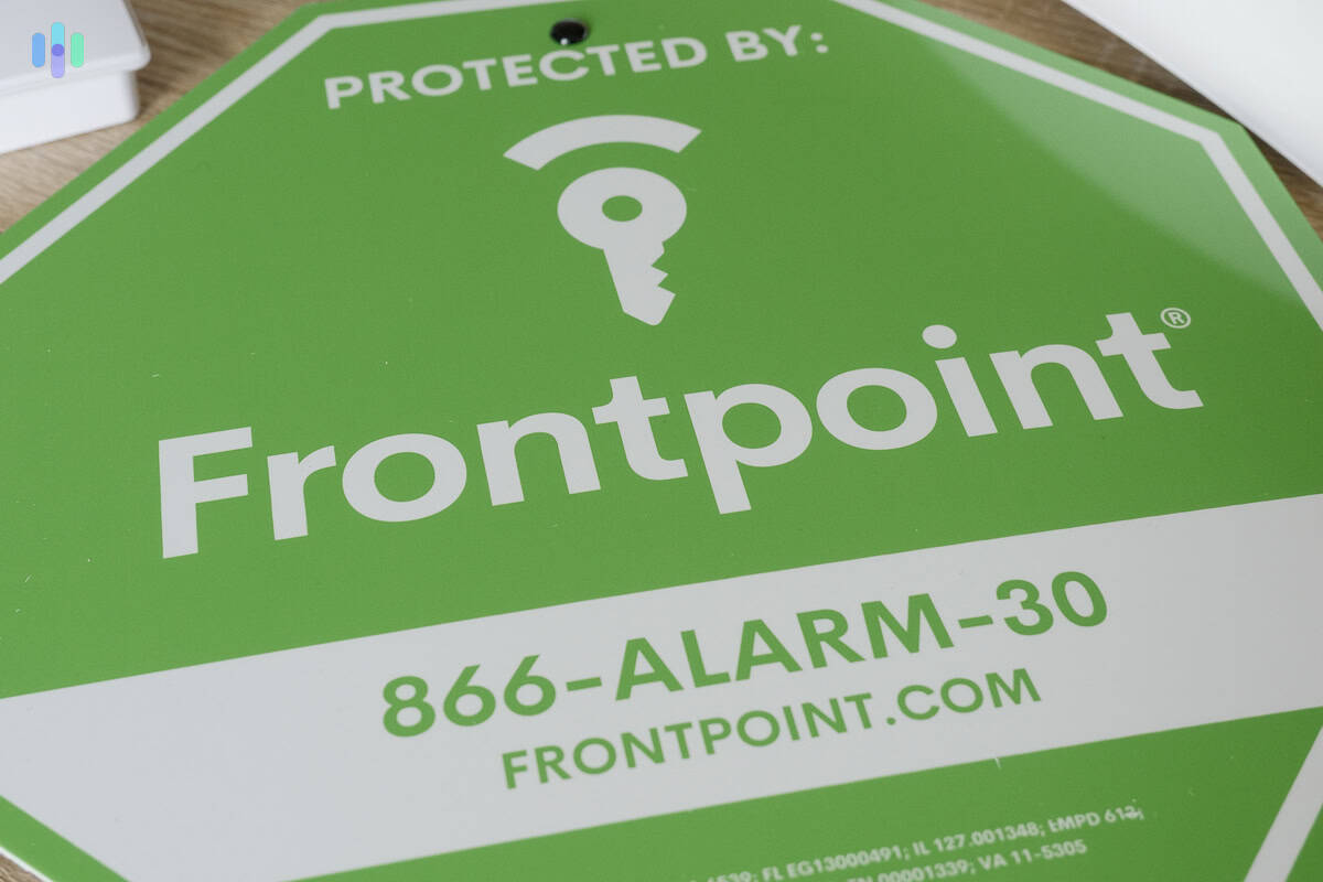 Frontpoint yard sign