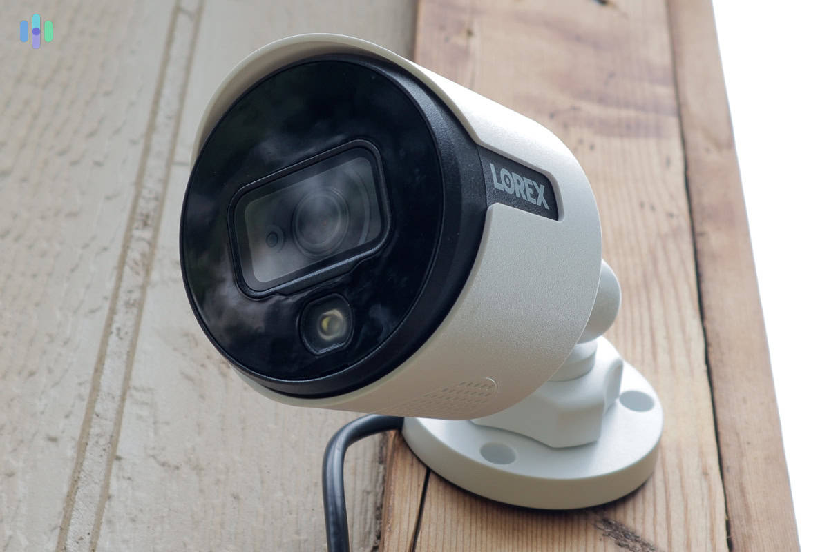 Lorex 4K Camera System on garage