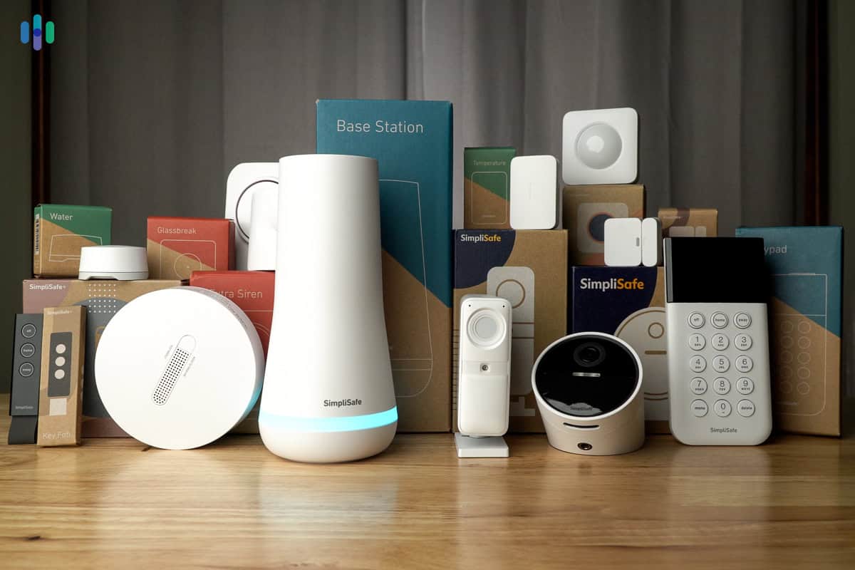 SimpliSafe System's full device lineup