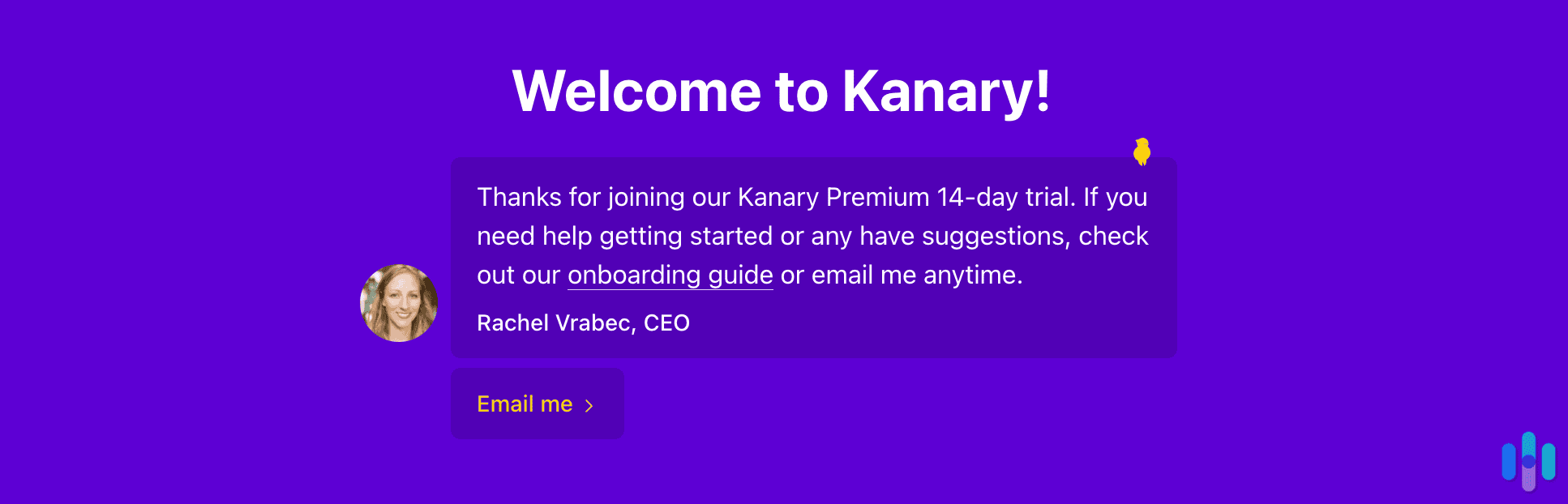 Kanary CEO message