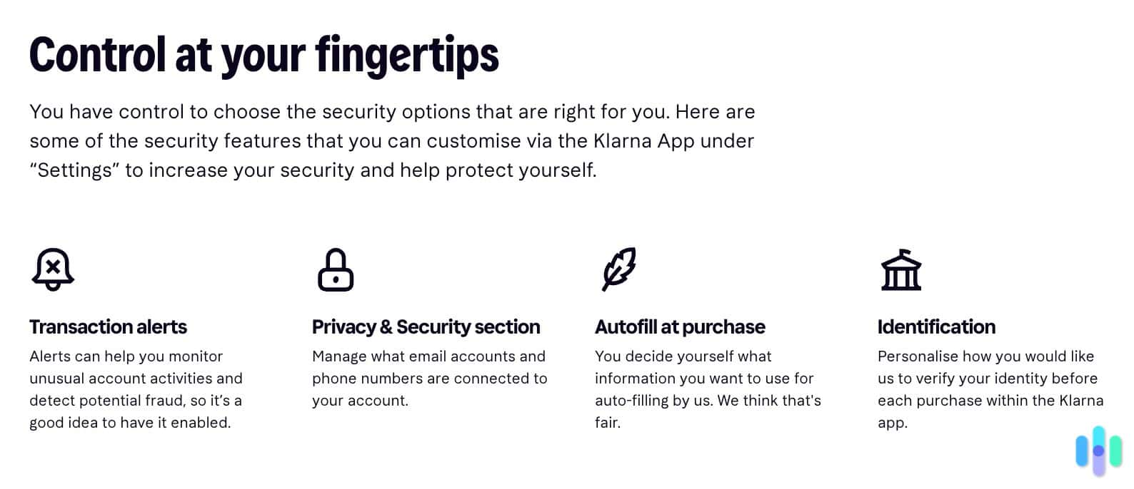 Klarna Control at Your Fingertips