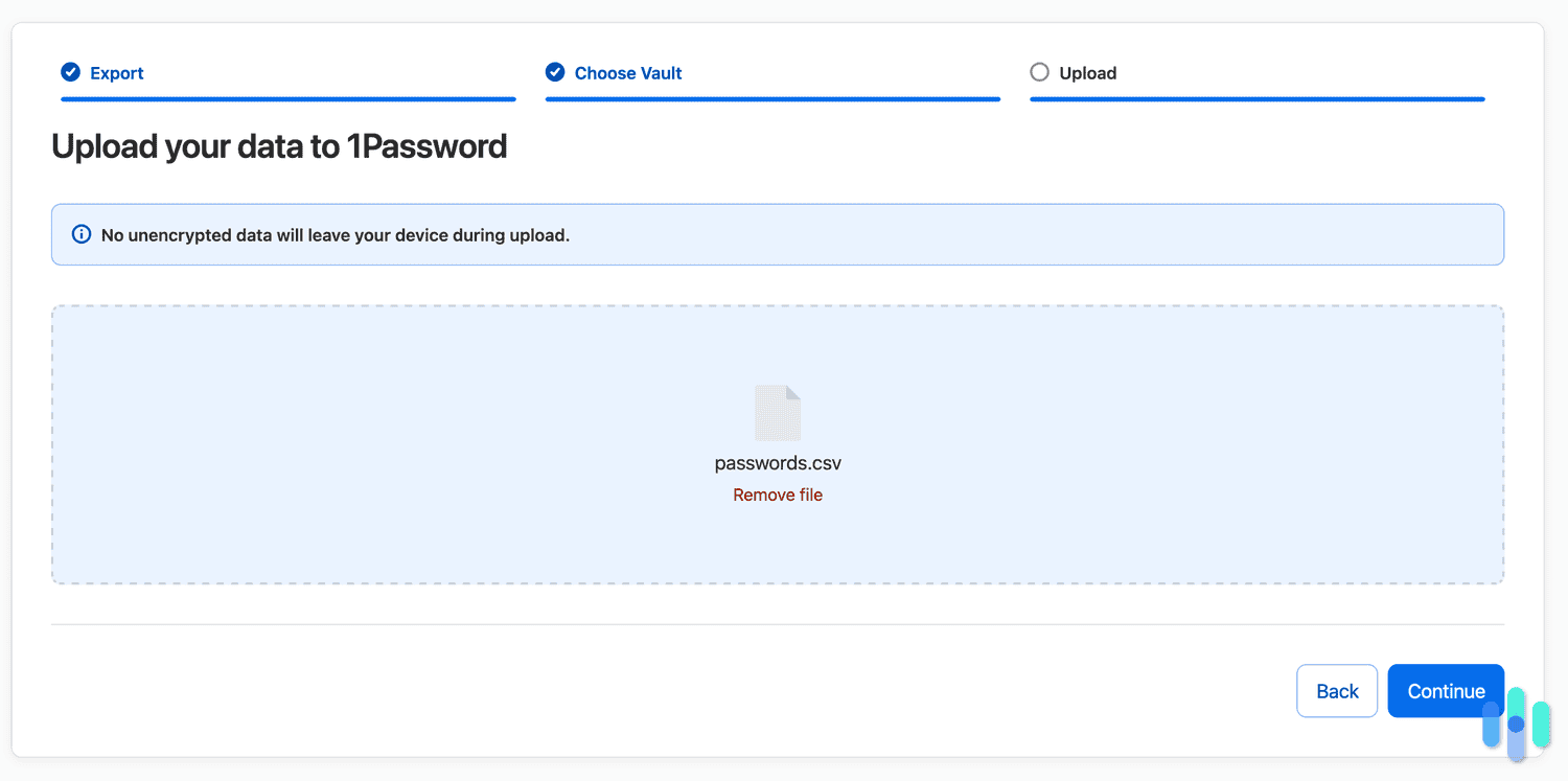 While it’s easy to import passwords into the 1Password iPhone app, we’d still recommend using a desktop to complete the process; it’s easier.