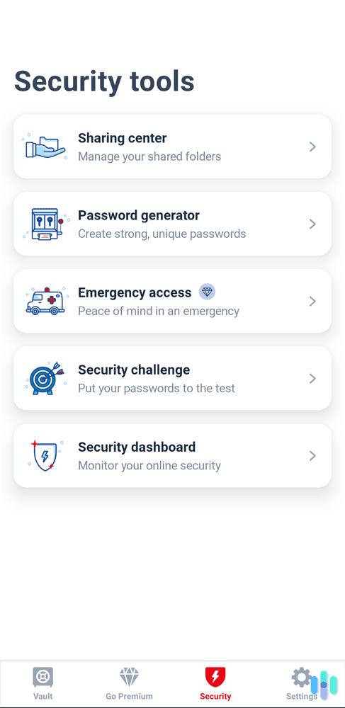 Exploring LastPass’ security tools on the Android smartphone app.