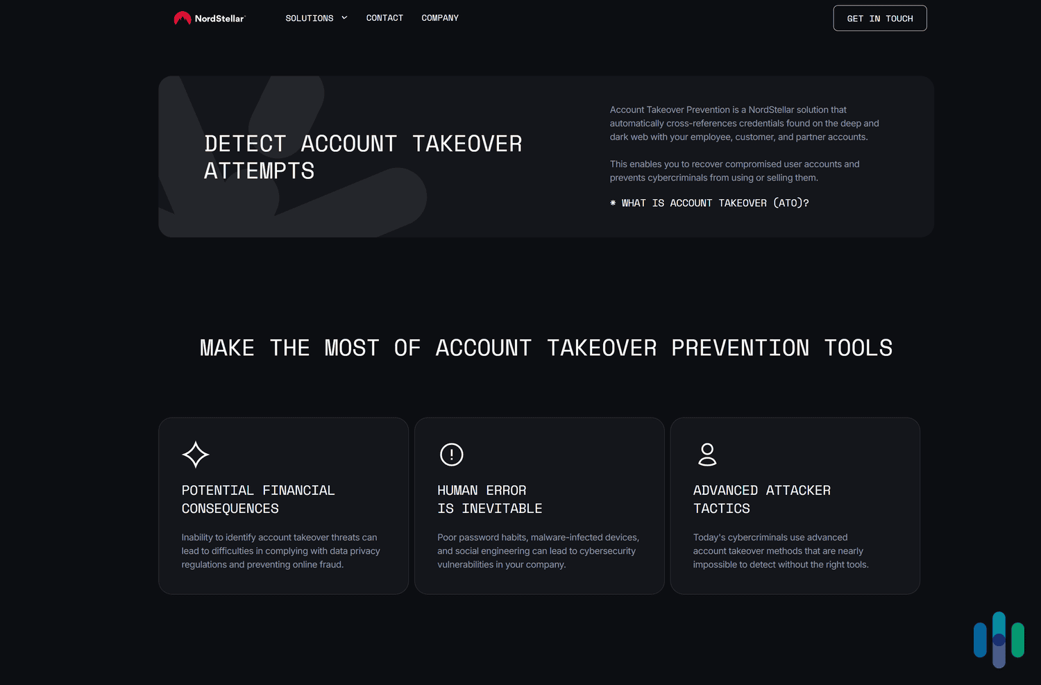 NordStellar scans the dark web, uses password fuzzing, and prevents breached login-credential usage to protect enterprise and user accounts.