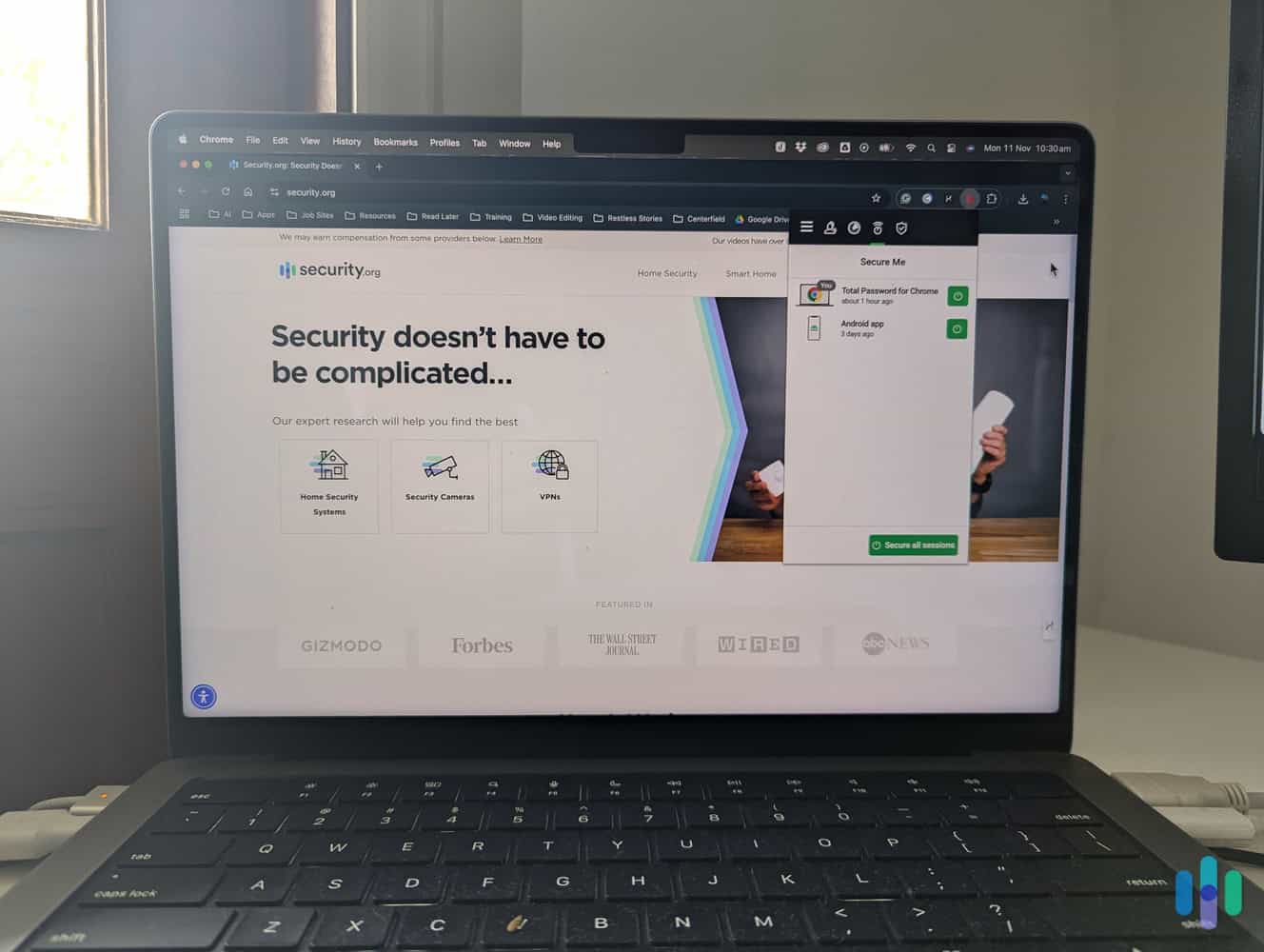 We tested Total Password on two devices (a MacBook’s Chrome browser and an Android phone), but a single subscription lets you use it on all your devices. 