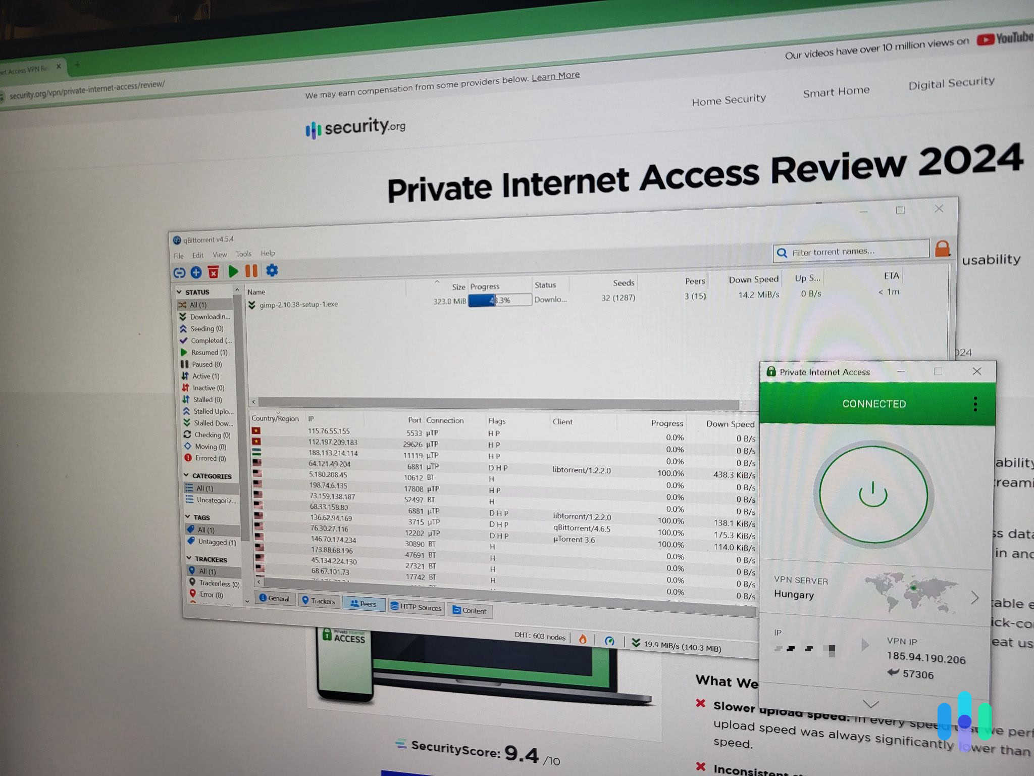 Private Internet Access is a great option if you're looking for a torrenting VPN.