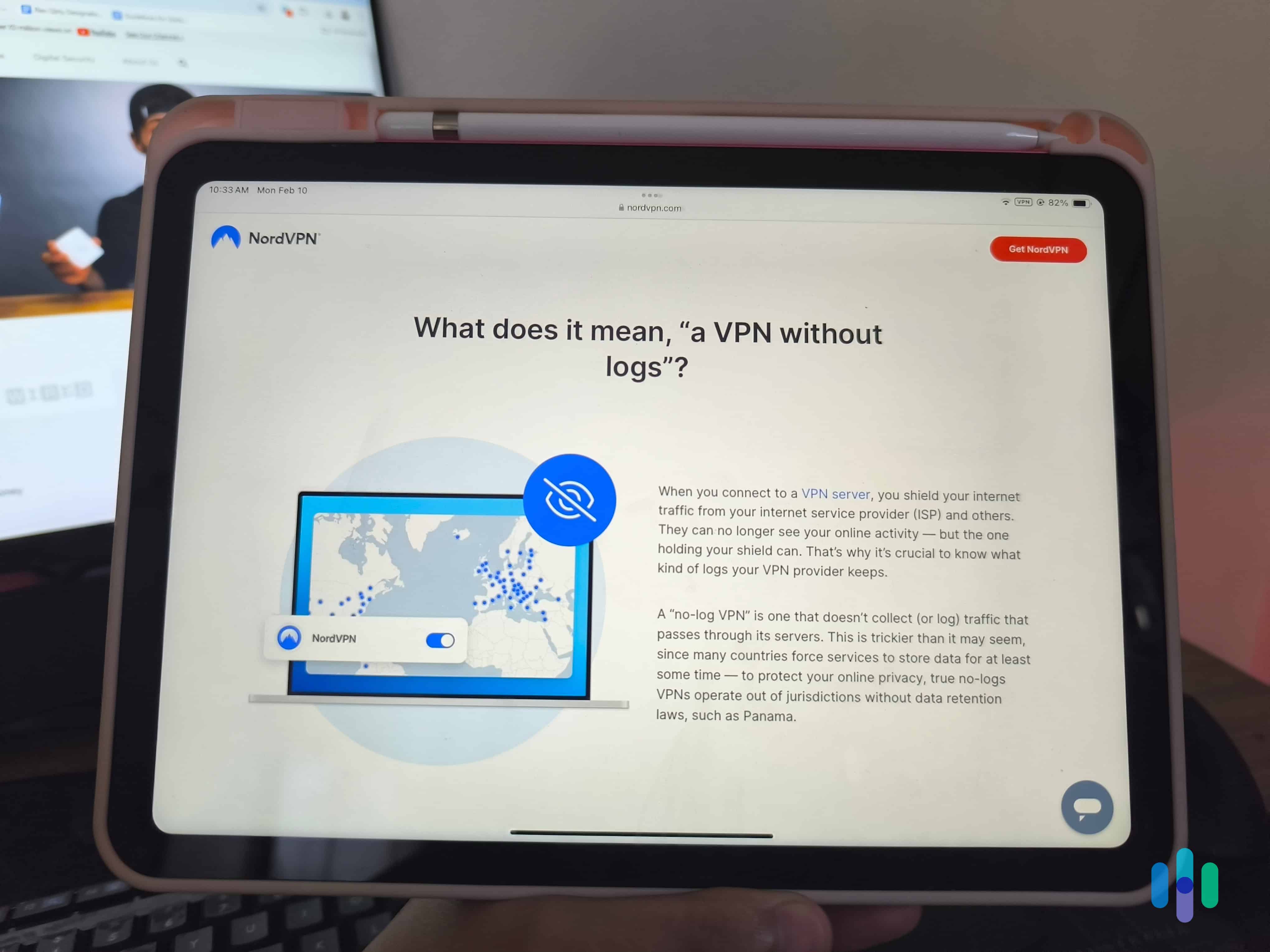 Not all no-logs VPNs are the same, so we read through NordVPN’s definition of not making any logs.